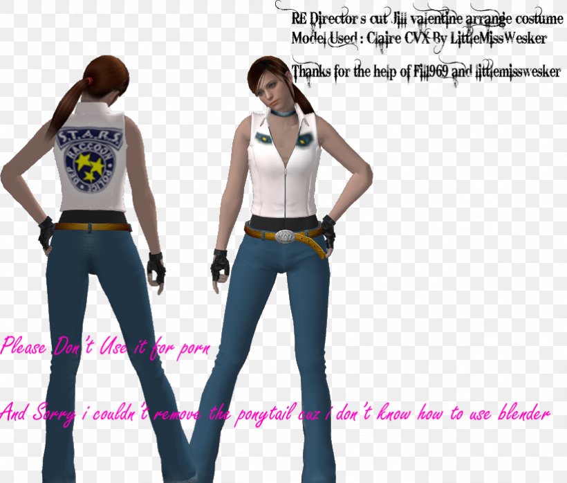 Resident Evil Claire Redfield Jill Valentine Chris Redfield Costume, PNG, 822x700px, Watercolor, Cartoon, Flower, Frame, Heart Download Free
