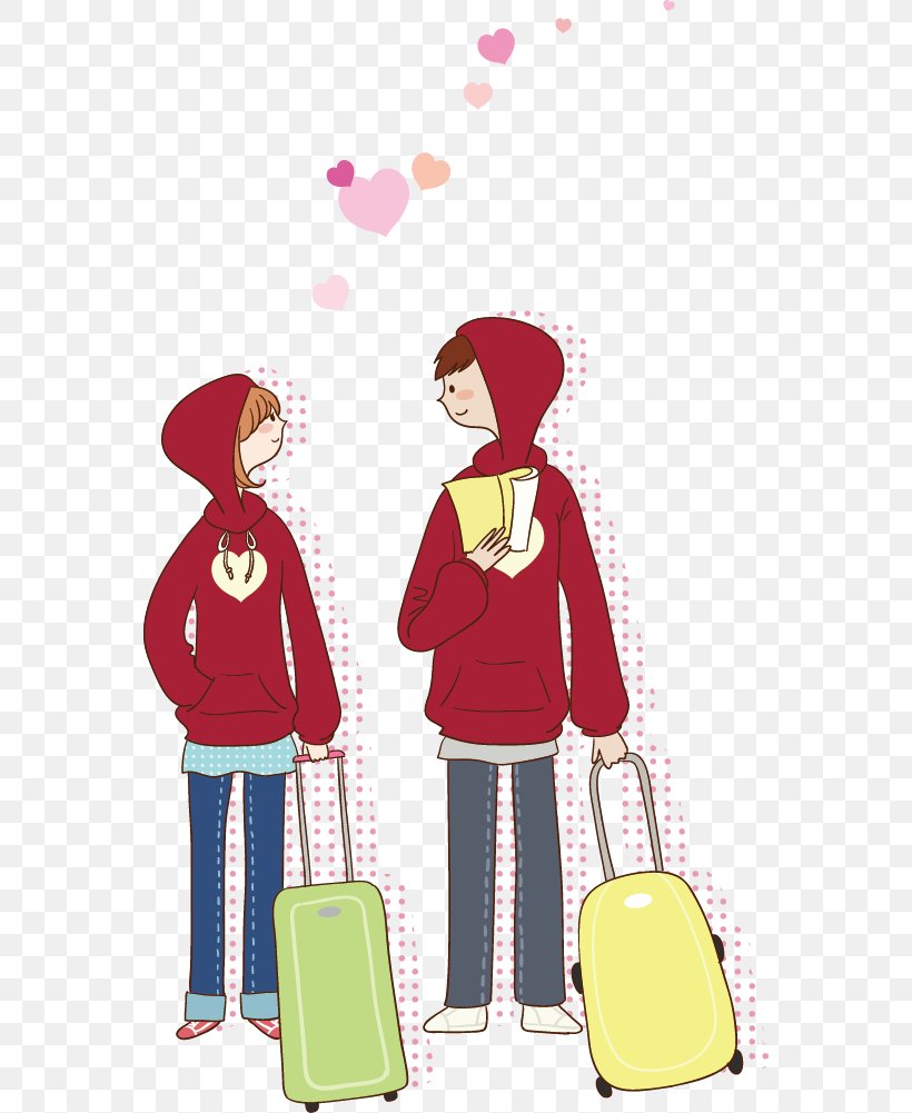 Significant Other Cartoon Falling In Love Drawing, PNG, 562x1001px, Watercolor, Cartoon, Flower, Frame, Heart Download Free