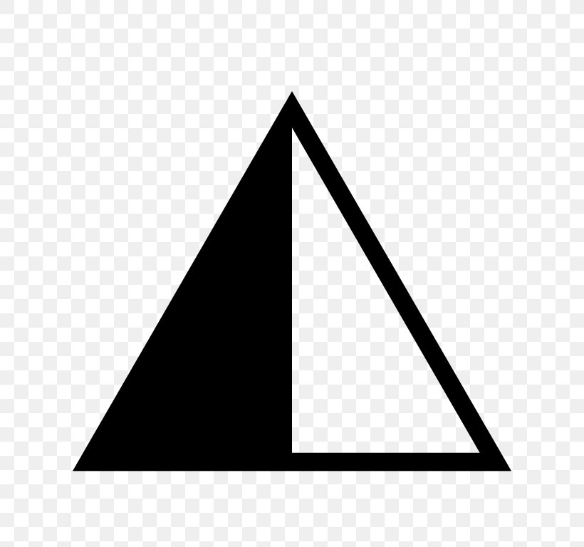 Triangle Area Circle Rectangle, PNG, 768x768px, Triangle, Area, Black, Black And White, Black M Download Free