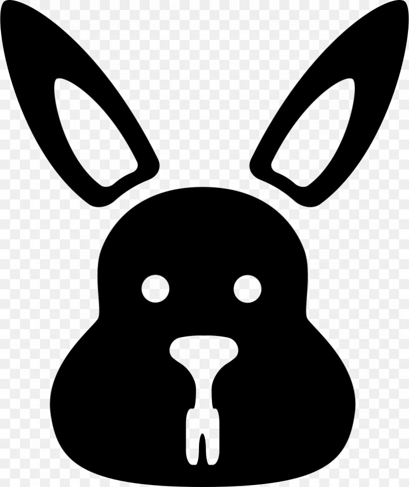 Rabbit Download Clip Art, PNG, 822x980px, Rabbit, Artwork, Black And White, Dog Like Mammal, Fictional Character Download Free