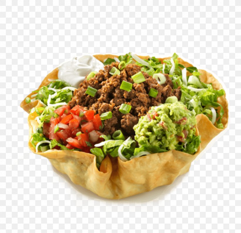 Taco Salad Mexican Cuisine Burrito Vegetarian Cuisine, PNG, 850x821px, Taco Salad, American Food, Baked Goods, Burrito, Chicken Salad Download Free