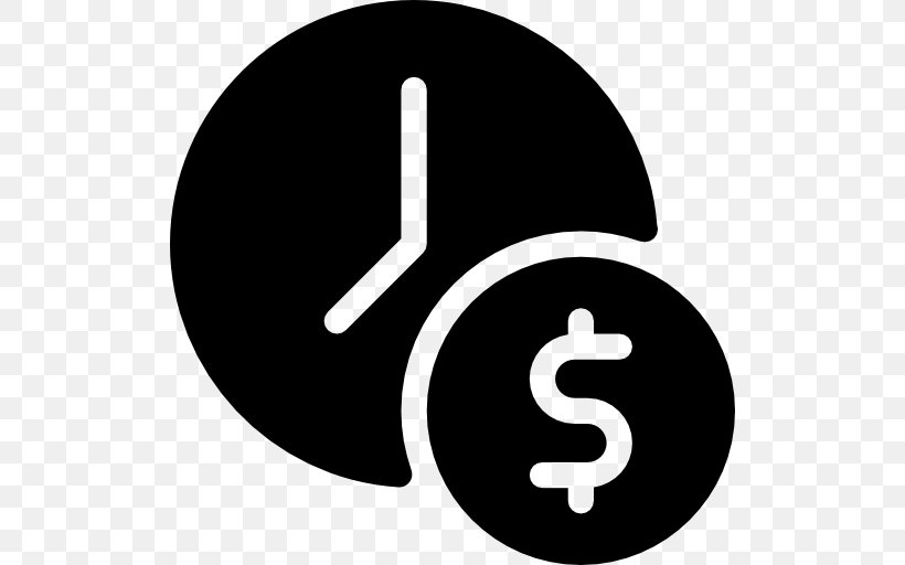 Time Value Of Money, PNG, 512x512px, Time Value Of Money, Black And White, Brand, Commerce, Credit Download Free
