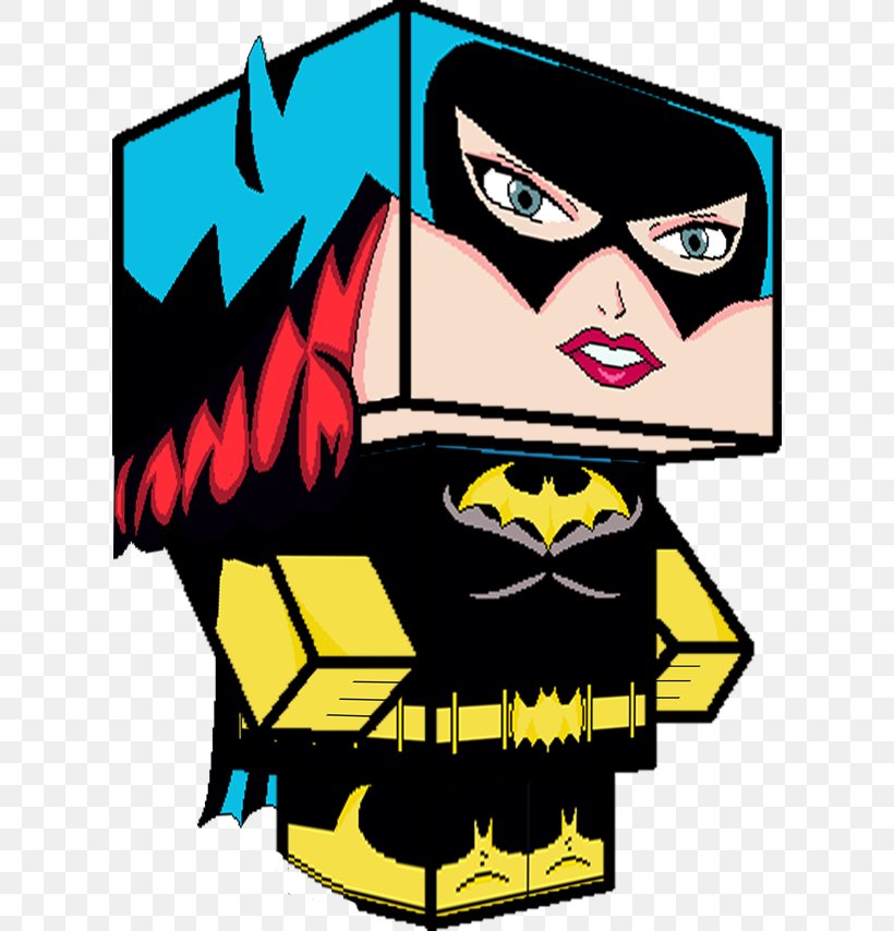 Batgirl Barbara Gordon Superhero Silver Age Of Comic Books Paper Model, PNG, 614x854px, Watercolor, Cartoon, Flower, Frame, Heart Download Free