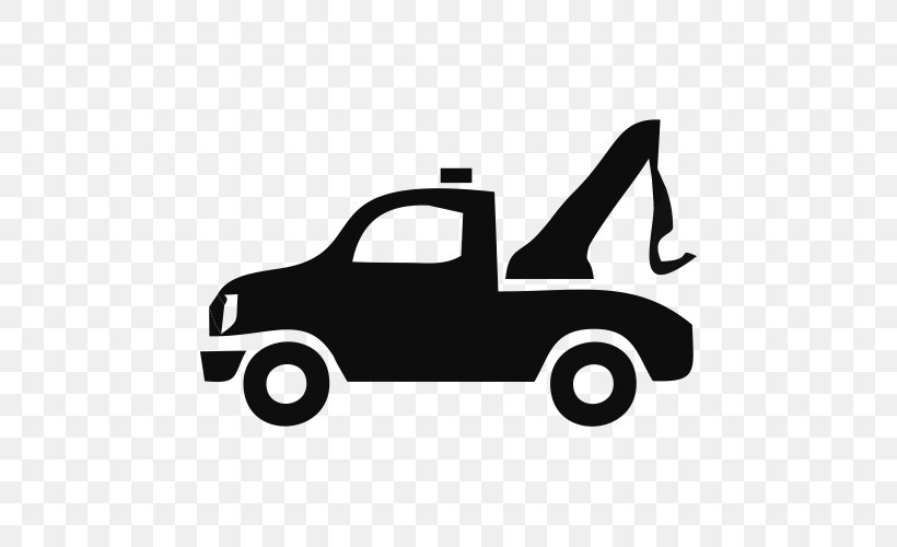 Car Tata Motors Tow Truck Towing Roadside Assistance, PNG, 500x500px, Car, Aaa, Automotive Design, Black And White, Brand Download Free