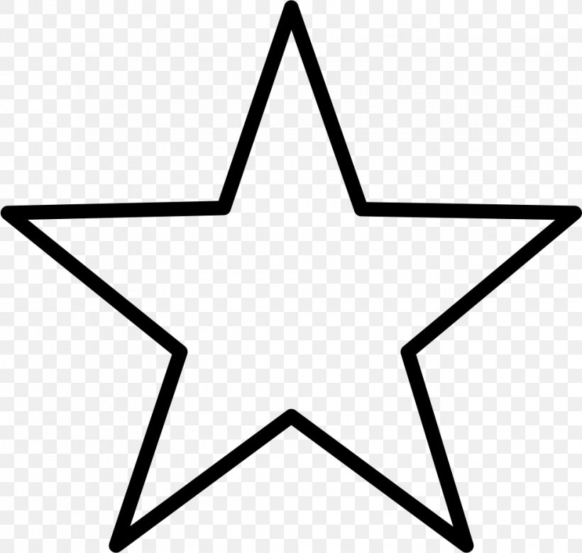 Five-pointed Star Star Polygons In Art And Culture Symbol, PNG, 981x934px, Fivepointed Star, Area, Black And White, Drawing, Ideogram Download Free