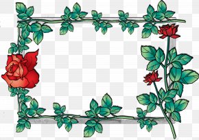 Floral Frame - Flower Picture Frames Photography Clip Art PNG