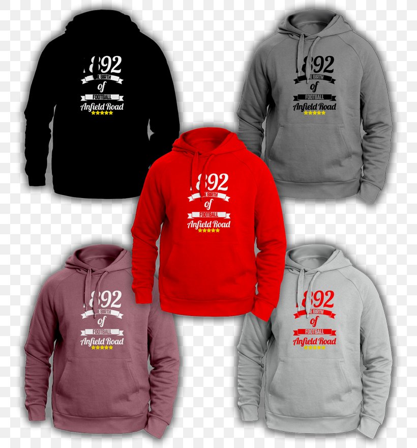 Hoodie T-shirt Liverpool F.C. Sweater, PNG, 760x880px, Hoodie, Bluza, Brand, Button, Hood Download Free