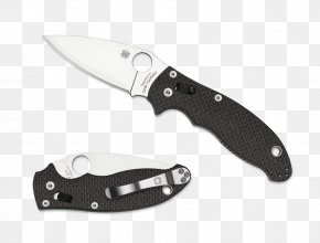 Knife - Pocketknife Spyderco CPM S30V Steel 154CM PNG