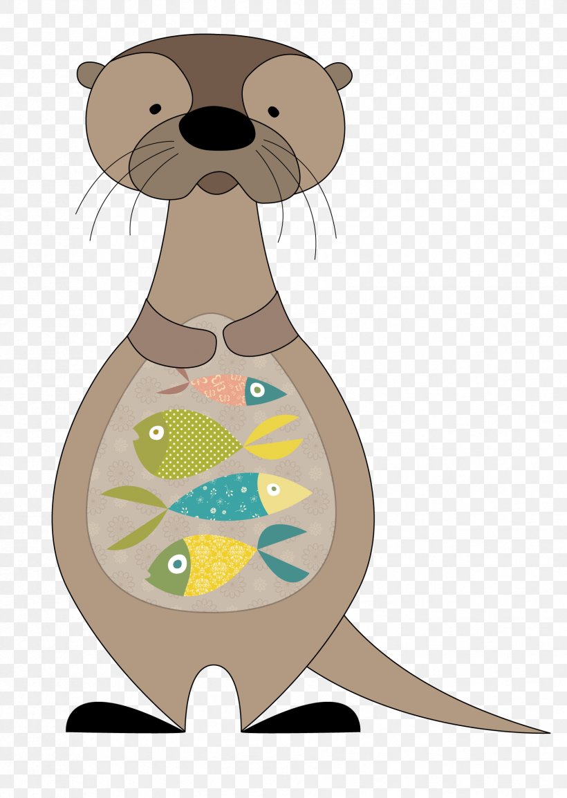 Sea Otter Whiskers Clip Art, PNG, 1703x2397px, Otter, Animal, Art, Bear, Carnivoran Download Free