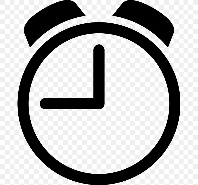 Alarm Clocks Clip Art, PNG, 675x766px, Clock, Alarm Clocks, Area, Black And White, Brand Download Free