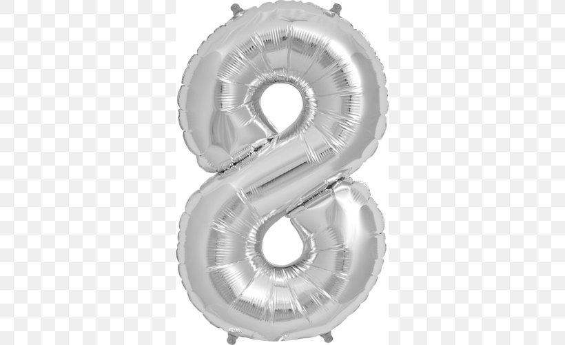 Balloon Party Birthday Aluminium Foil Silver, PNG, 500x500px, Balloon, Aluminium Foil, Auto Part, Automotive Tire, Birthday Download Free