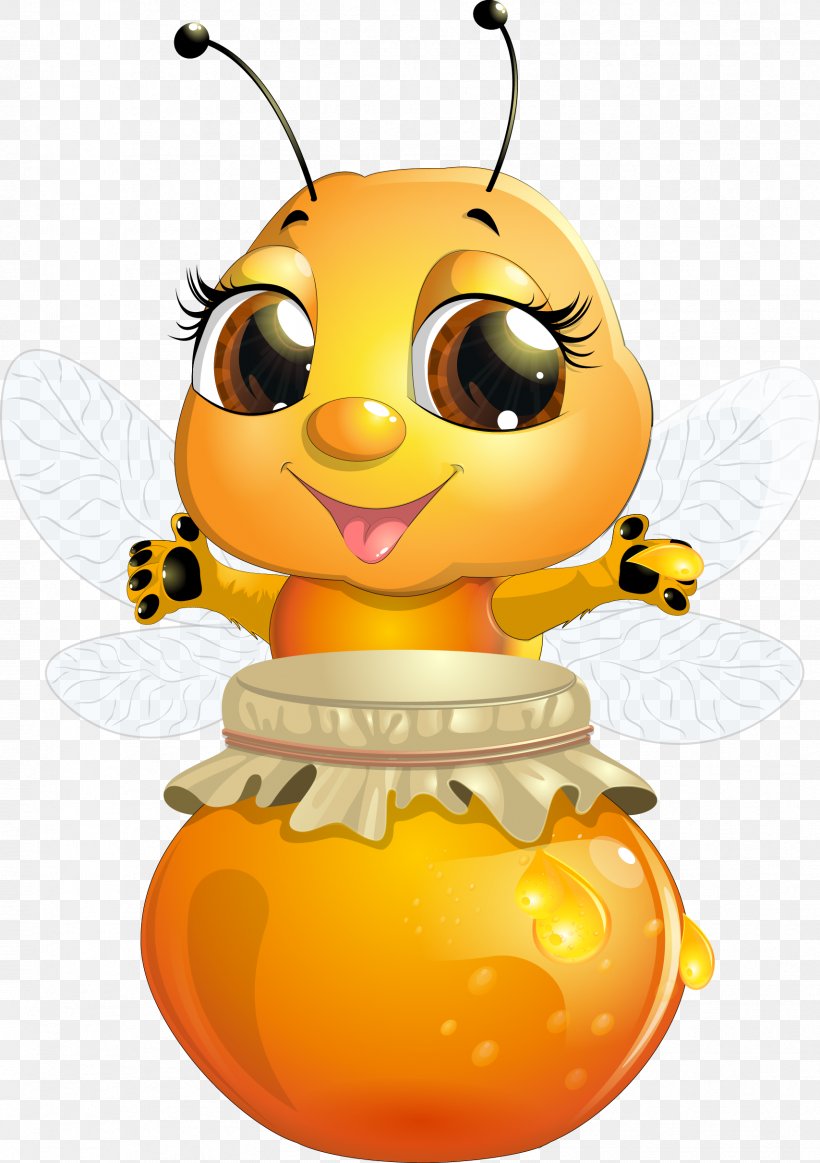 Bee Cartoon Insect Clip Art, PNG, 1708x2423px, Bee, Bumblebee, Cartoon, Drawing, Fictional Character Download Free