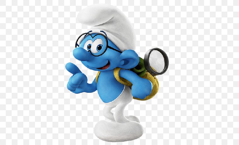 Brainy Smurf Papa Smurf Smurfette Gargamel Hefty Smurf, PNG, 500x500px, Brainy Smurf, Animal Figure, Baby Smurf, Clumsy Smurf, Figurine Download Free