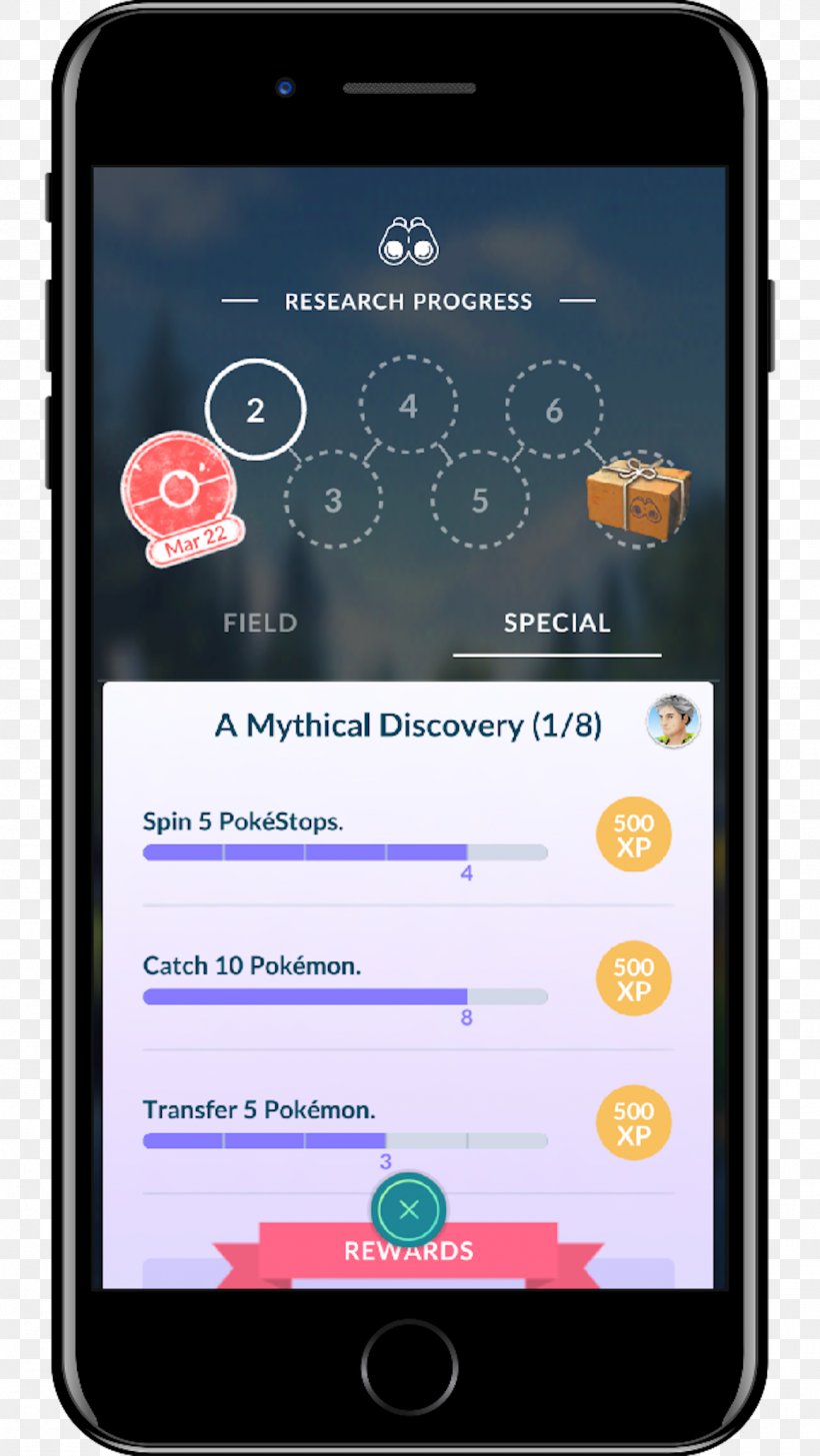 Pokémon GO Mew Quest Niantic Video Game, PNG, 1160x2062px, Pokemon Go, Cellular Network, Communication Device, Display Device, Electronic Device Download Free
