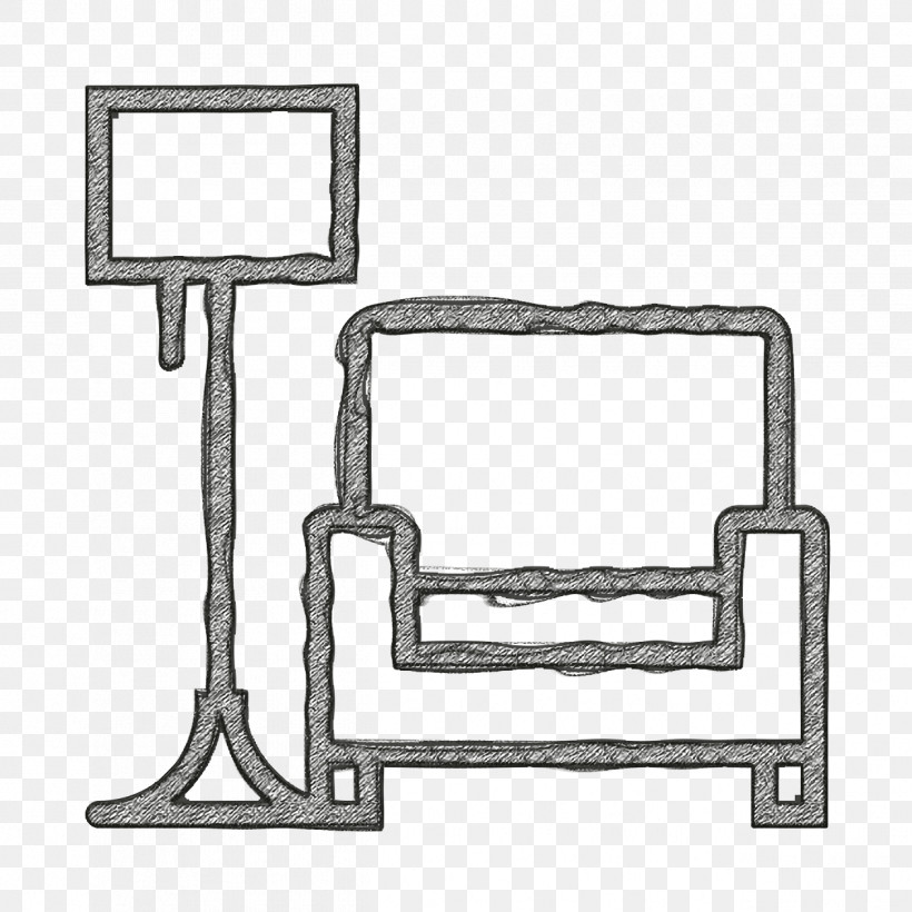 Armchair Icon Household Set Icon, PNG, 1262x1262px, Armchair Icon, Black, Black And White, Chair, Computer Hardware Download Free