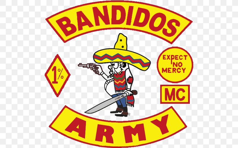 Bandidos Motorcycle Club Outlaw Motorcycle Club Logo, PNG, 512x512px, Bandidos Motorcycle Club, Area, Army, Artwork, Biker Download Free