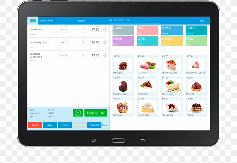 Tablet Computers Point Of Sale Management Inventory Retail, PNG, 1800x1239px, Tablet Computers, Brand, Business, Cash Register, Communication Download Free