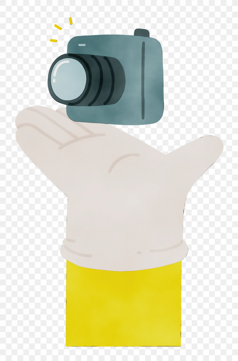 Yellow Glove, PNG, 1652x2500px, Watercolor, Glove, Paint, Wet Ink, Yellow Download Free