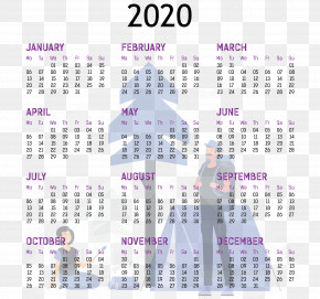 2020 Yearly Calendar Printable 2020 Yearly Calendar Template Full Year Calendar 2020 PNG