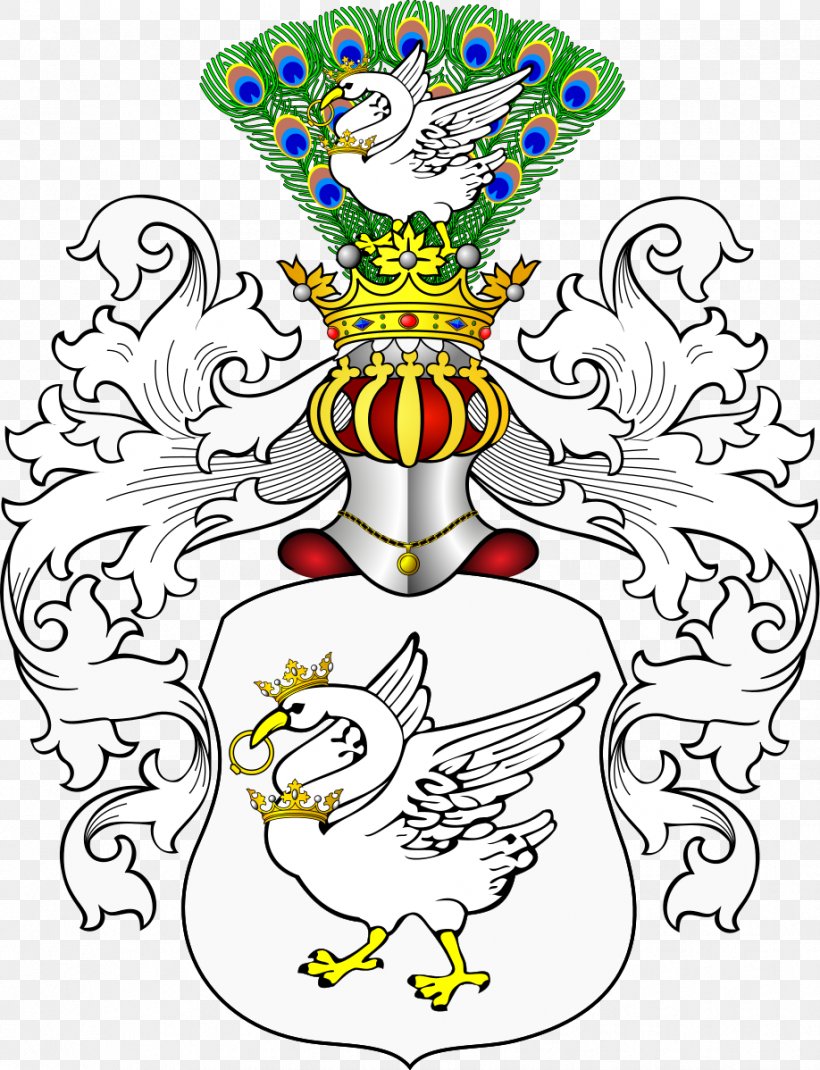 Łabędź Coat Of Arms Poland Share-alike Wikipedia, PNG, 918x1198px, Poland, Art, Artwork, Attribution, Black And White Download Free