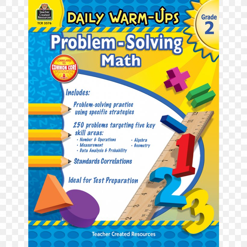 Daily Warm-Ups: Problem Solving Math Grade 6 Daily Warm-Ups: Problem Solving Math Grade 5 Mathematics Mathematical Problem, PNG, 900x900px, Problem Solving, Area, Art Paper, Education, Educational Toy Download Free