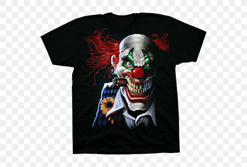 Joker Evil Clown T-shirt, PNG, 555x555px, Joker, Bluza, Cartoon, Clown, Costume Download Free