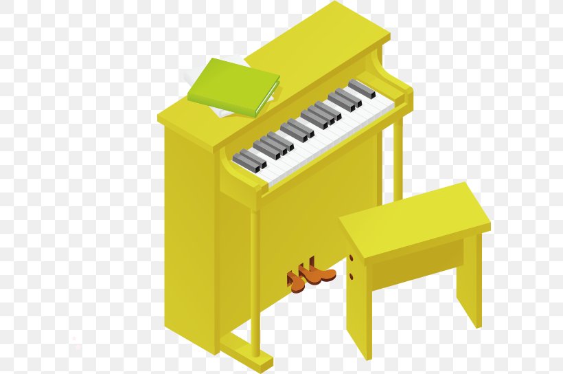 Piano Spinet Yellow, PNG, 611x544px, Piano, Keyboard, Musical Instrument, Spinet, Technology Download Free