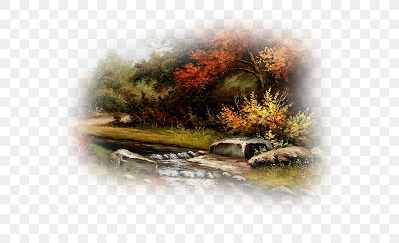 Landscape Nature Painting Blingee, PNG, 600x499px, Landscape, Autumn, Bagacum, Bank, Blingee Download Free