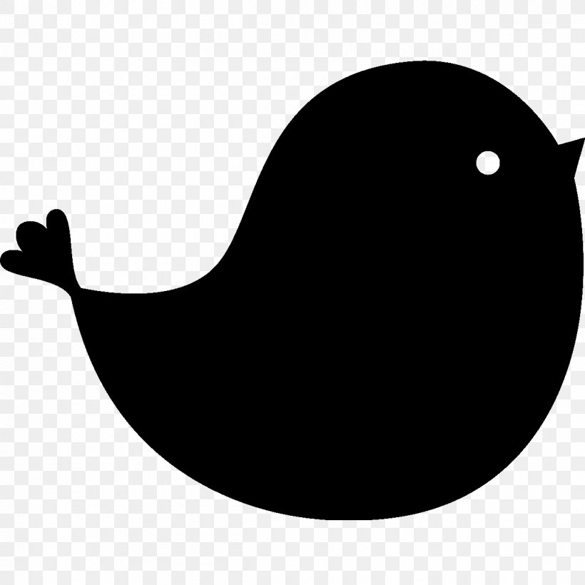 Bird Silhouette Drawing Beak Sticker, PNG, 1200x1200px, Bird, Bathroom, Beak, Black, Black And White Download Free