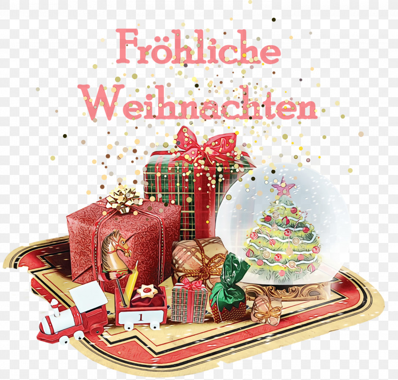 Christmas Ornament, PNG, 3000x2861px, Frohliche Weihnachten, Christmas Day, Christmas Decoration, Christmas Gift, Christmas Ornament Download Free