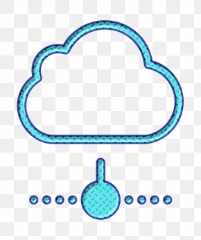 Turquoise Cloud Icon - Cloud Computing Icon Business Set Icon Cloud Icon PNG