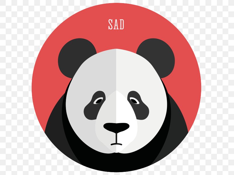 Giant Panda Smiley Clip Art, PNG, 717x614px, Watercolor, Cartoon, Flower, Frame, Heart Download Free