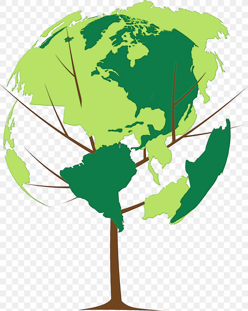Leaf World Green Tree Behavior, PNG, 2119x2658px, Watercolor, Behavior, Biology, Economics, Green Download Free