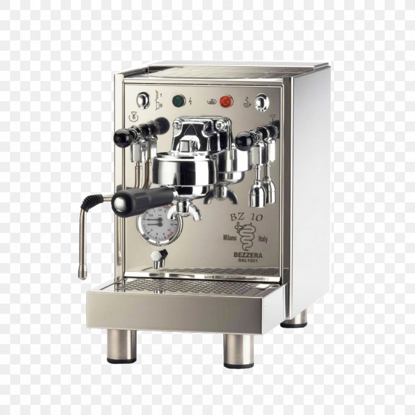 Coffee Espresso Machines Bezzera BZ10 Portafilter, PNG, 1000x1000px, Watercolor, Cartoon, Flower, Frame, Heart Download Free