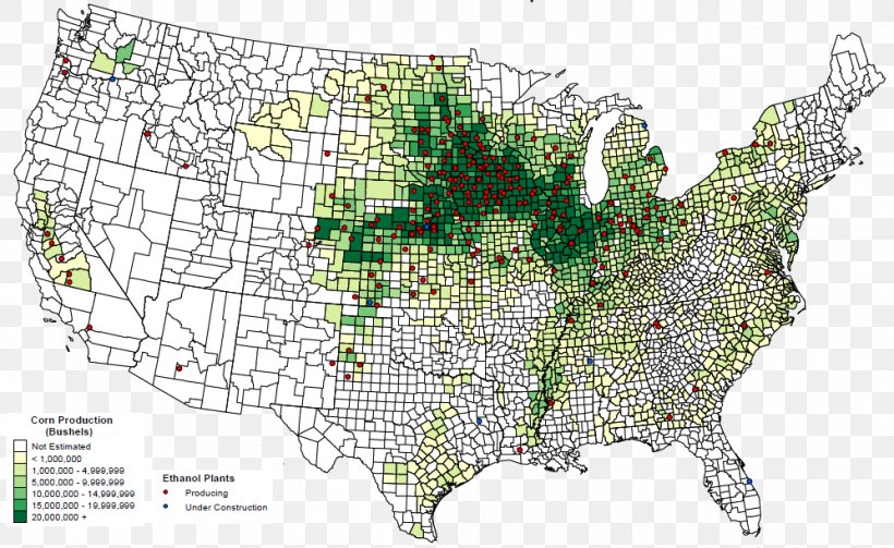 Corn Belt Corn Production In The United States United States Department Of Agriculture National Agricultural Statistics Service Ethanol Fuel, PNG, 997x612px, Corn Belt, Agriculture, Area, Corn Ethanol, County Download Free