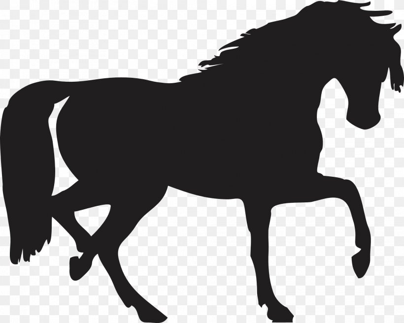 Horse Pony Silhouette Shadow, PNG, 1969x1577px, Mustang, Black And White, Bridle, Colt, Draft Horse Download Free