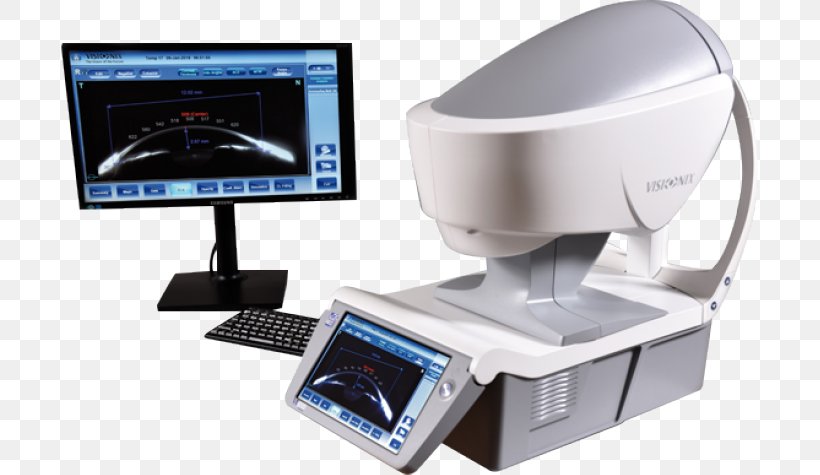 Ophthalmology Corneal Topography Slit Lamp Ocular Tonometry Eye, PNG, 697x475px, Ophthalmology, Computer Monitor Accessory, Cornea, Corneal Topography, Display Device Download Free