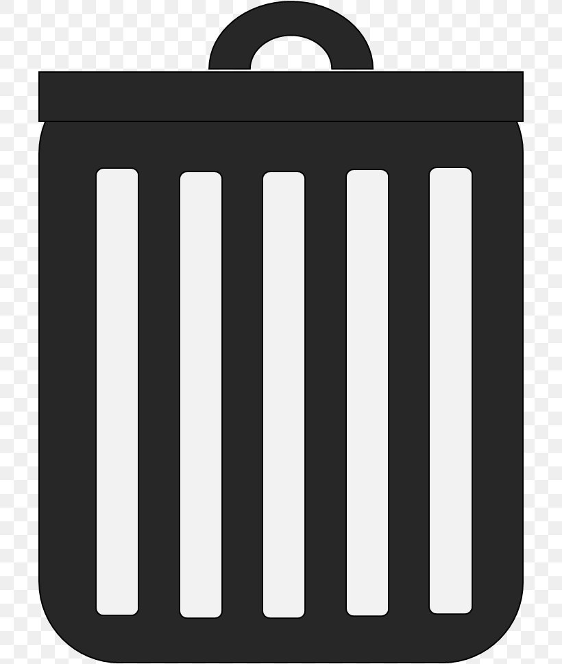 Rubbish Bins & Waste Paper Baskets Recycling Bin Clip Art, PNG, 710x968px, Rubbish Bins Waste Paper Baskets, Bin Bag, Black And White, Brand, Document Download Free