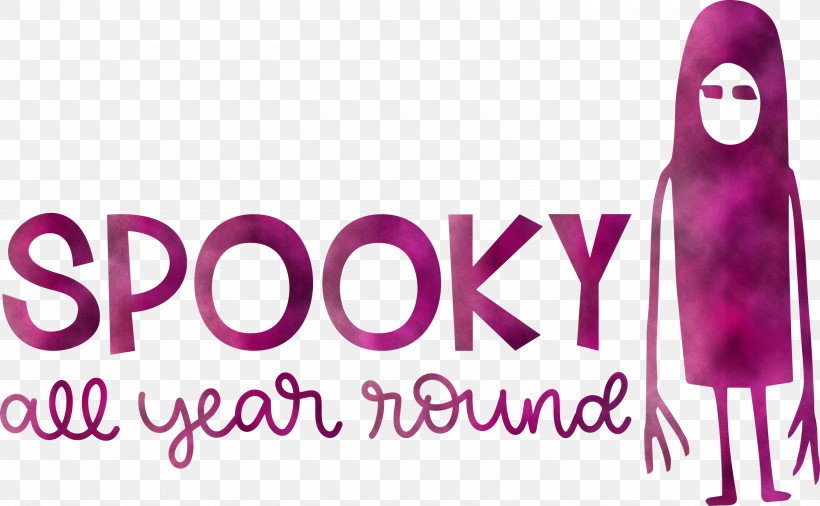 Spooky Halloween, PNG, 3000x1853px, Spooky, Halloween, Logo, Meter Download Free