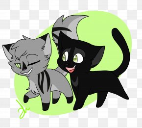 Kitten - Black Cat Kitten Whiskers Domestic Short-haired Cat PNG