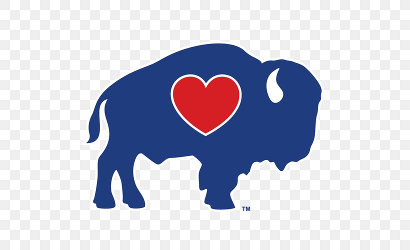 Buffalove Clothing Hoodie T-shirt Clip Art, PNG, 500x500px, Clothing, Buffalo, Cattle Like Mammal, City, Electric Blue Download Free