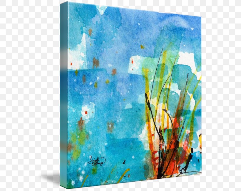 Watercolor Painting Acrylic Paint Modern Art, PNG, 566x650px, Painting, Acrylic Paint, Acrylic Resin, Aqua, Art Download Free