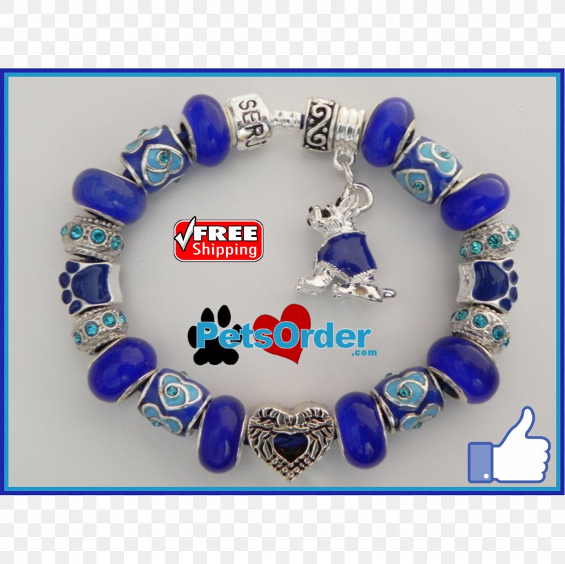 Bracelet Bead Gemstone Banner, PNG, 1600x1600px, Bracelet, Banner, Bead, Blue, Cobalt Blue Download Free