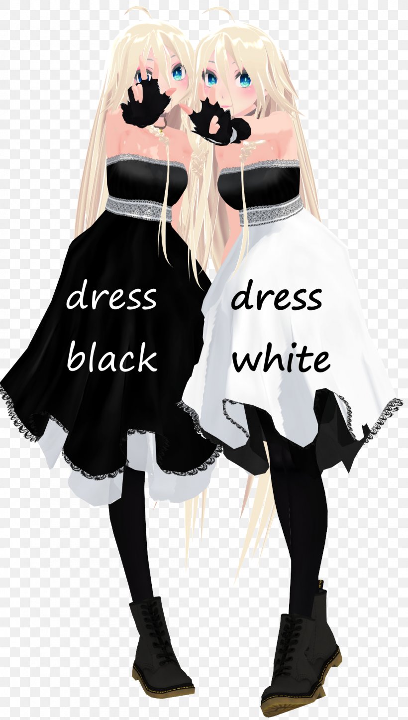 MikuMikuDance Costume Clothing Dress Hatsune Miku, PNG, 1156x2039px, Watercolor, Cartoon, Flower, Frame, Heart Download Free
