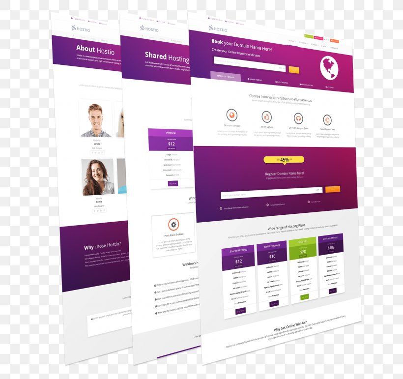 Responsive Web Design Joomla Template Content Management