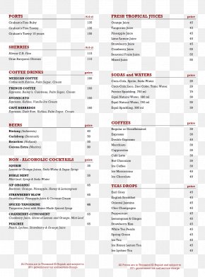 A Restaurant Menu In French - Vocabulary English Hill Road Goethe-Institut Word PNG