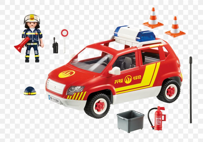 Playmobil LEGO City Fire Chief's Car Toys 