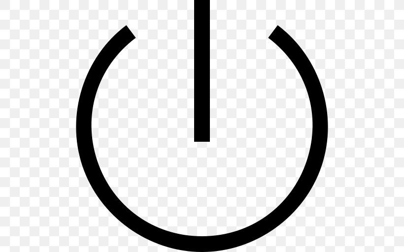 Power Symbol, PNG, 512x512px, Power Symbol, Black, Black And White, Brand, Button Download Free