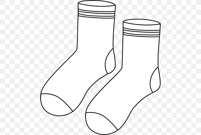 Dress Socks Black And White Clothing Clip Art, PNG, 492x550px, Watercolor, Cartoon, Flower, Frame, Heart Download Free