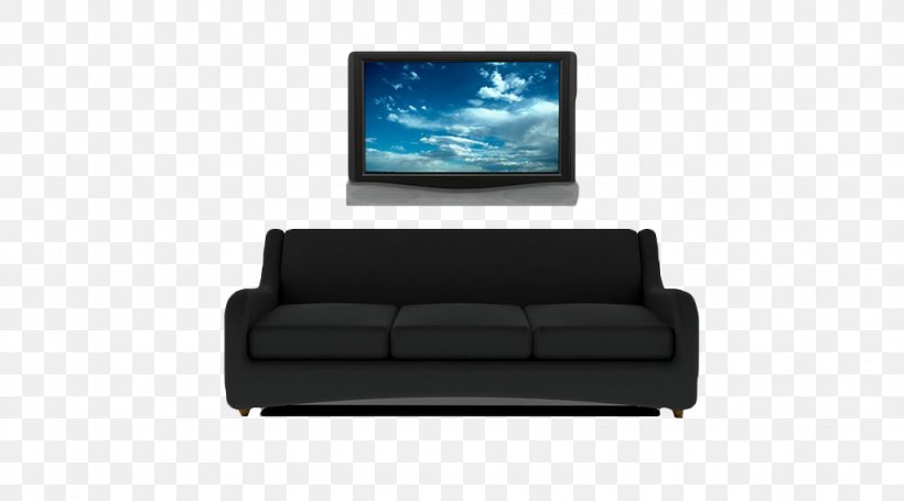 Photography Television Royalty-free, PNG, 1024x569px, 3d Rendering, Photography, Black, Couch, Flat Panel Display Download Free